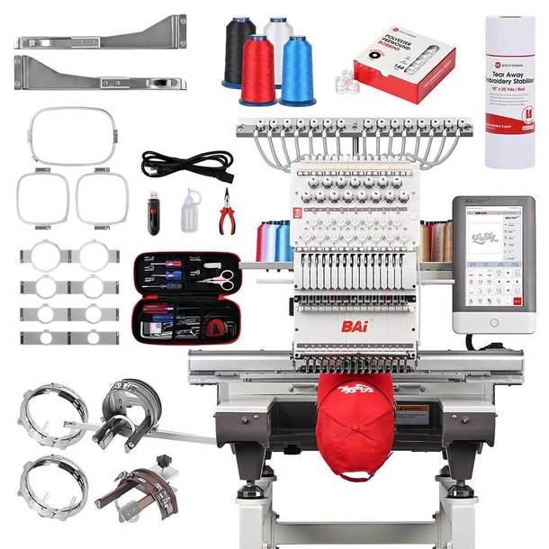 BAi THE MIRROR 15 Needle Embroidery Machine